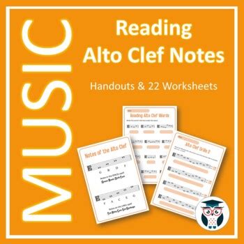 Reading Alto Clef Notes Handouts 22 Worksheets And Alto Clef Worksheet - Alto Clef Worksheet