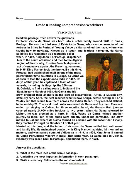 Reading Comprehension For 8th Grade   20 Activities To Boost 8th Grade Reading Comprehension - Reading Comprehension For 8th Grade