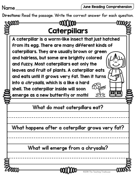 Reading Comprehension Passages And Questions First Grade Tpt Wonders Reading First Grade - Wonders Reading First Grade