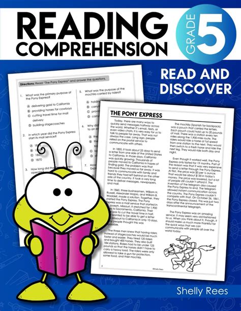 Reading Comprehension Workbook Reading For Comprehension Level B 2nd Grade