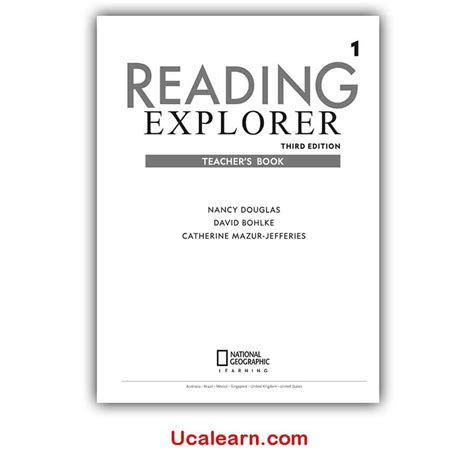 reading explorer 1 answer key pdf