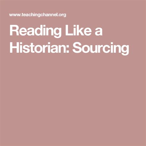 Reading Like A Historian Sourcing Teaching Channel Reading Like A Historian Worksheet - Reading Like A Historian Worksheet