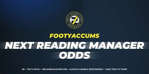 reading manager odds