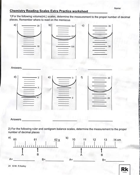 Reading Scales Worksheet Chemistry Answers Map Scale Worksheets 3rd Grade - Map Scale Worksheets 3rd Grade