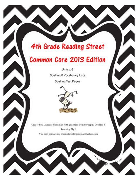 Reading Street Common Core 2013 Edreports 4th Grade Reading Street - 4th Grade Reading Street