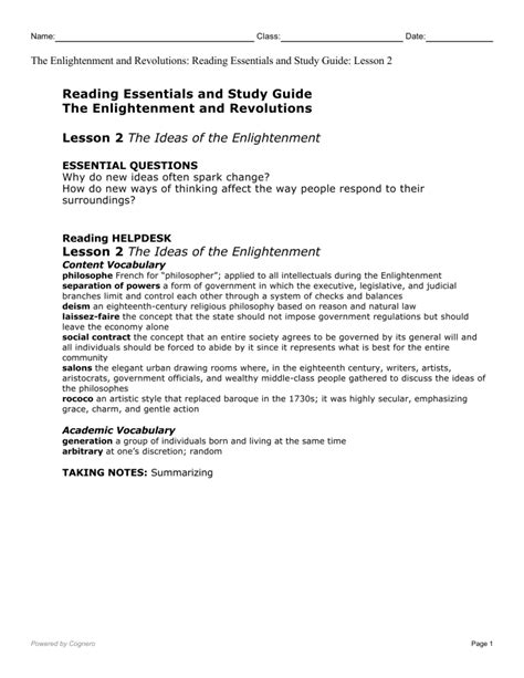 Read Online Reading Essentials And Study Guide Answer Key 