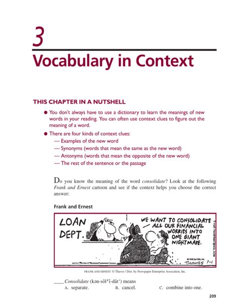 Readtheory Vocab In Context Vocabulary In Context Worksheet - Vocabulary In Context Worksheet
