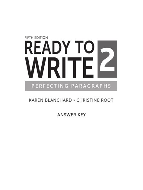 Ready To Write 2