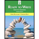 Full Download Ready To Write 2 Perfecting Paragraphs 4Th Edition 