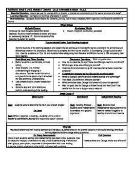 Readygen Unit 3 5th Grade Teacher Guide