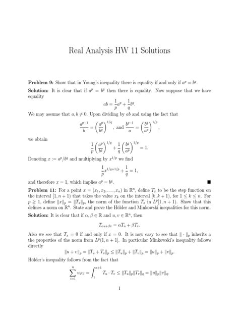 Real Analysis Homework 2 Solutions California State