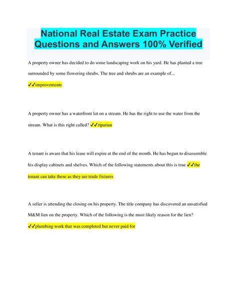 real answers to exam questions