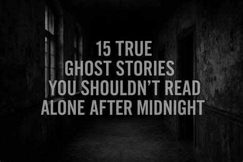 Real Ghost Stories