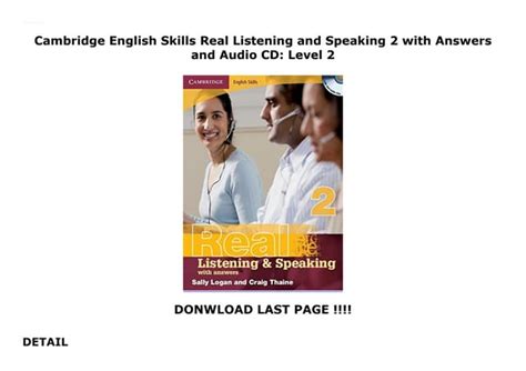 real listening and speaking answer 2