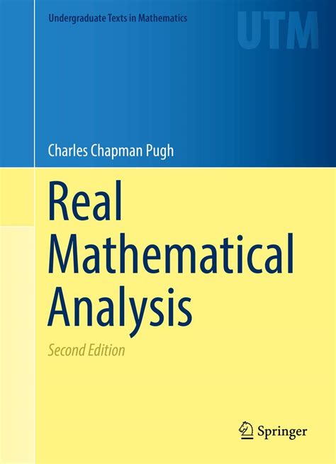 Real Mathematical Analysis Pugh Solutions