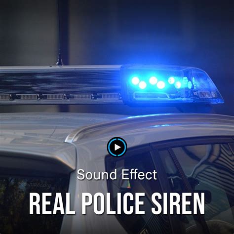real police siren ringtone