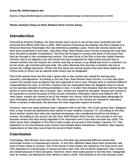 real women essay example
