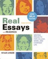 Read Online Real Essays With Readings 3Rd Edition 