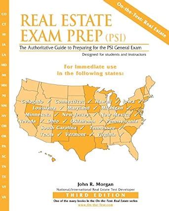 Full Download Real Estate Exam Prep Psi The Authoritative Guide To Preparing For The Psi General Exam On The Test Real Estate Series 