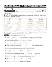 realidades 1 practice workbook 5a 7 answers