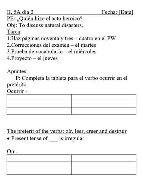 Realidades 2 Capitulo 5a Test Answers