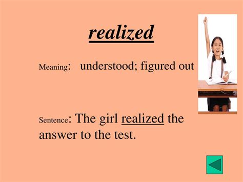 realized meaning