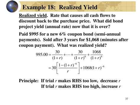 Realized Yield