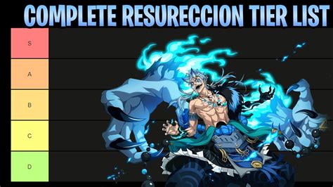 Reaper 2 All Resurrection Tier List