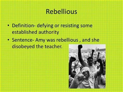rebellious definition