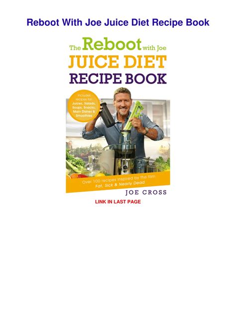 Download Reboot With Joe Recipe Book 