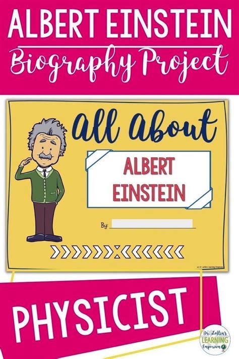 recent albert einstein biography projects
