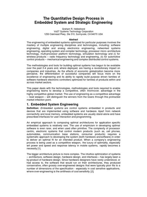 Recent Ieee Papers On Embedded System 2013