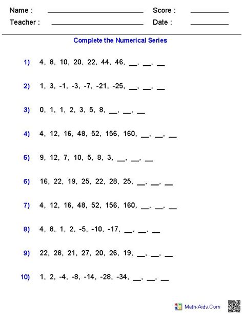Recent Questions Tagged Complete Number Pattern Math Homework Complete The Number Patterns - Complete The Number Patterns
