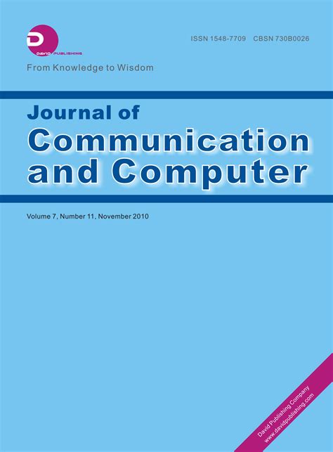 Read Online Recent Publications In Communication Journals 