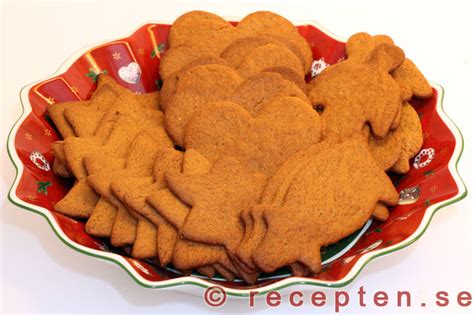 recept  vid pepparkakor