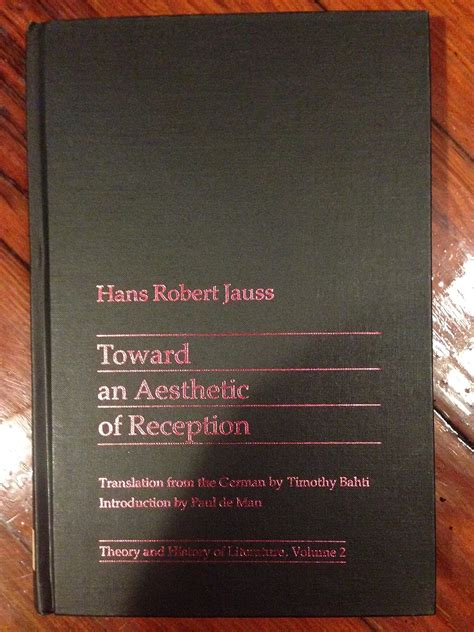 reception theory hans robert jauss