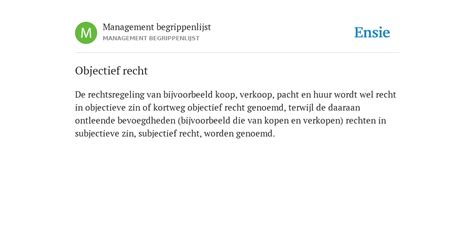 recht objectief