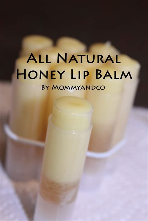 recipe to make lip balm using honey