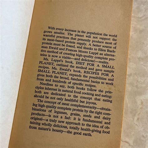 Recipes For A Small Planet