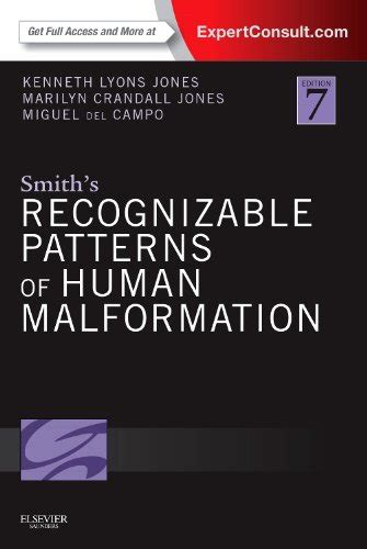 Recognizable Patterns Of Human Malformation Genetic Embryologic And Clinical Aspects Major Problems In Clinical Pediatrics V 7