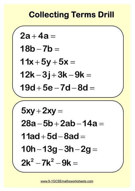 Recognizing Special Numbers Math Drills Algebra - Math Drills Algebra