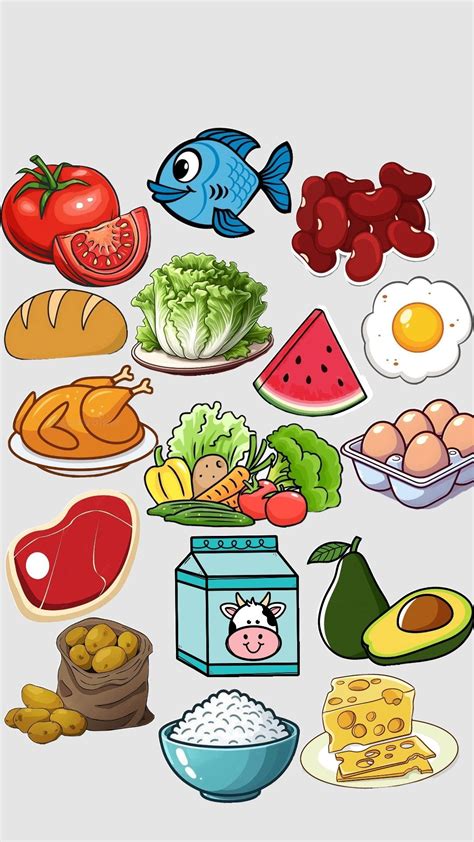 Recortes De Comida Saludable