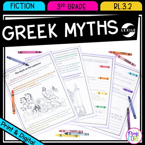 Recount Stories Greek Myths For 3rd Grade Magicore 3rd Grade Myths - 3rd Grade Myths