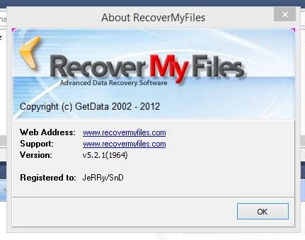 recover my files v494 with license key