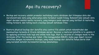 recovery adalah | Trouw Nutrition Indonesia LinkedIn