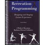 Full Download Recreation Programming Rossman Sixth Edition 