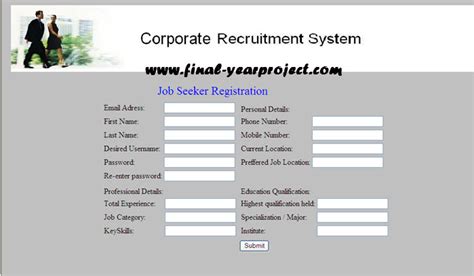 Recruitment System Asp Net Project Documentation