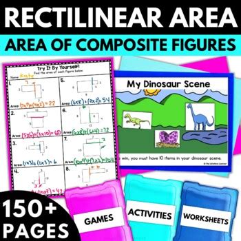 Rectilinear Area Worksheets Activities Games Tpt Rectilinear Area Worksheet Third Grade - Rectilinear Area Worksheet Third Grade