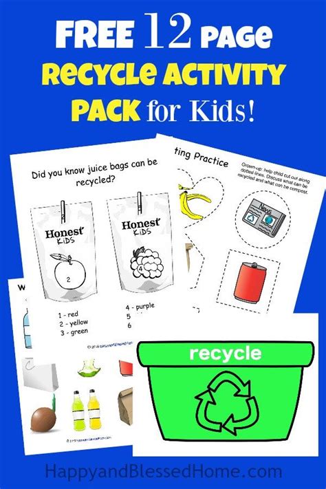 Recycle City Worksheet   5 Free Recycling Lesson Plans And Worksheets For - Recycle City Worksheet