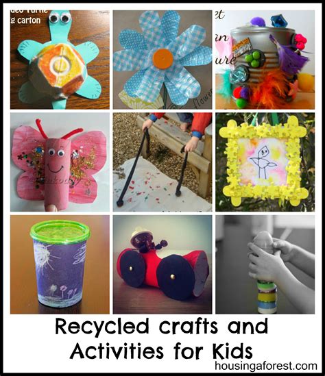 Recycled Craft Ideas For Kindergarten   75 Recycled Art Projects For Kids No Time - Recycled Craft Ideas For Kindergarten